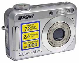 CAMARA DIGITAL SONY CYBER SHOT DSC-S700 7.2 MP LCD 2.4